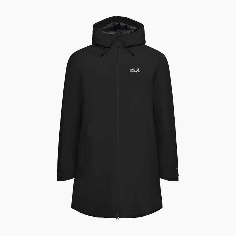 Moteriškas lietaus paltas Jack Wolfskin Heidelstein 2 Ins black 7