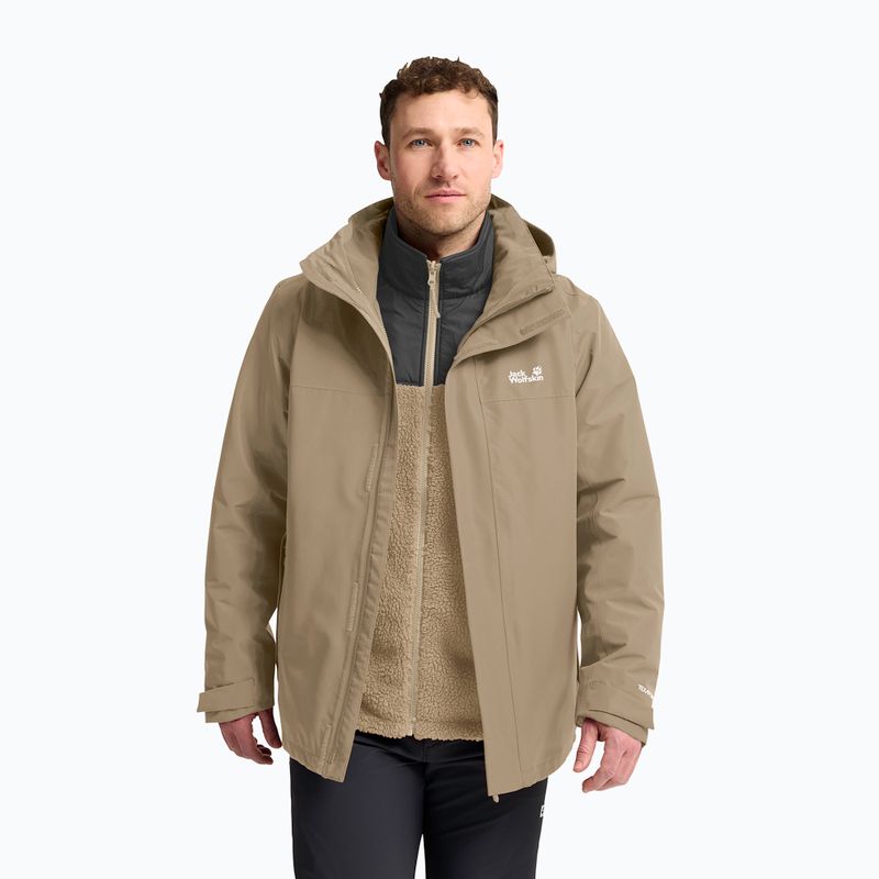 Vyriška 3 in‑1 striukė Jack Wolfskin Stonelite 3In1 hazel wood 4