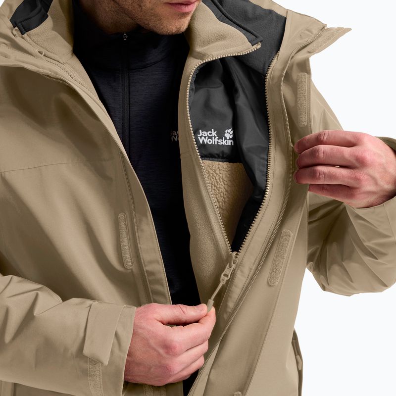 Vyriška 3 in‑1 striukė Jack Wolfskin Stonelite 3In1 hazel wood 7