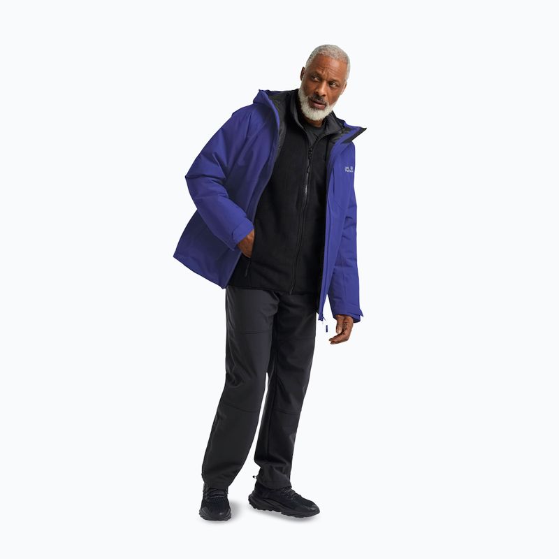 Vyriška pūsta striukė Jack Wolfskin Icecape 2 l Down Ins Rds glow ink 2