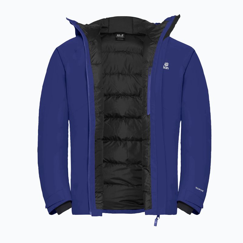 Vyriška pūsta striukė Jack Wolfskin Icecape 2 l Down Ins Rds glow ink 9