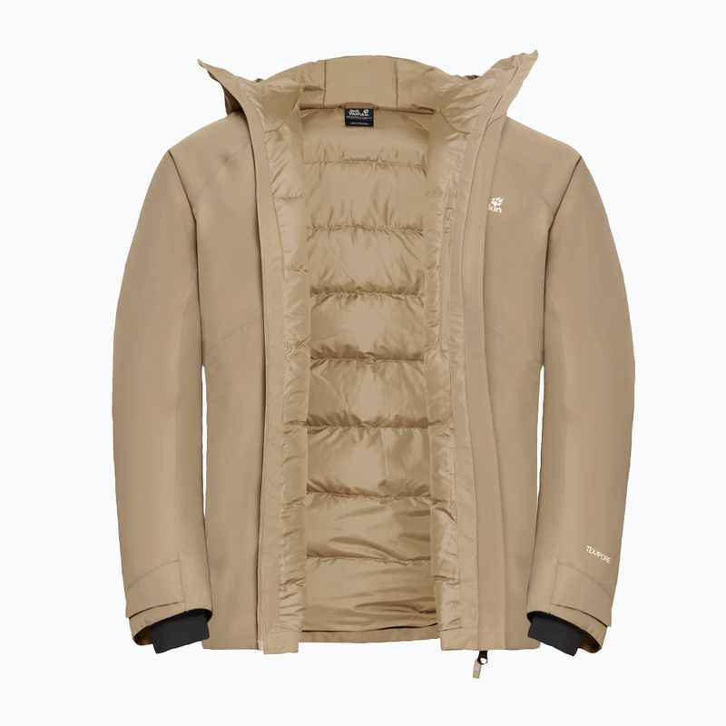 Vyriška pūsta striukė Jack Wolfskin Icecape 2 l Down Ins Rds hazel wood 9