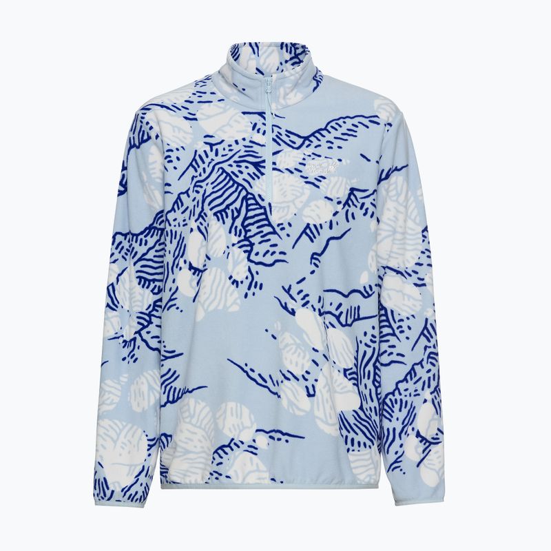 Moteriškas flisinis džemperis Jack Wolfskin Paw Era 100 Orint Half Zip paw crystal blue 7
