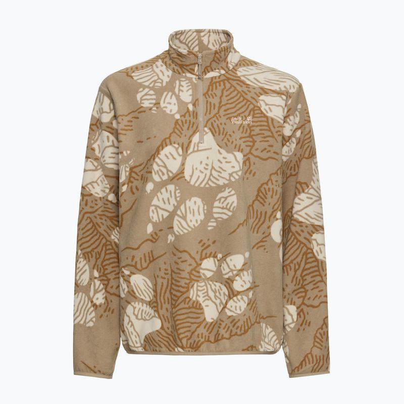 Moteriškas flisinis džemperis Jack Wolfskin Paw Era 100 Orint Half Zip paw hazel wood 7