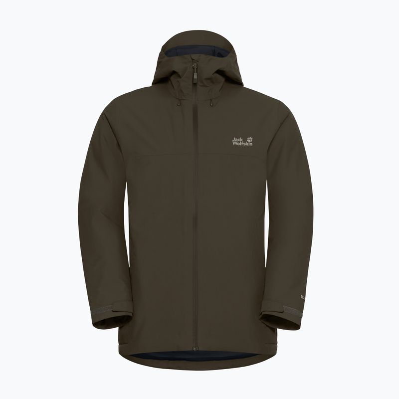 Vyriška pašiltinta striukė Jack Wolfskin Wisper Ins obsidian moss 7