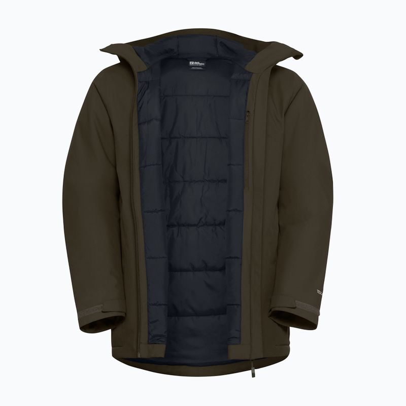 Vyriška pašiltinta striukė Jack Wolfskin Wisper Ins obsidian moss 9