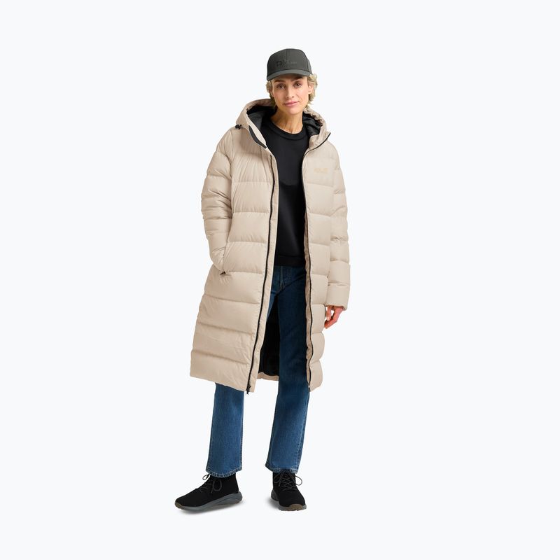Moteriškas pūstas paltas Jack Wolfskin Frozen Palace Coat oyster 3