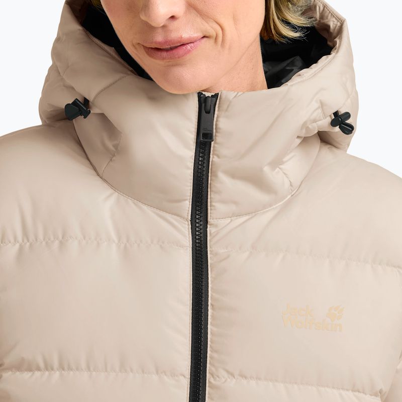 Moteriškas pūstas paltas Jack Wolfskin Frozen Palace Coat oyster 4