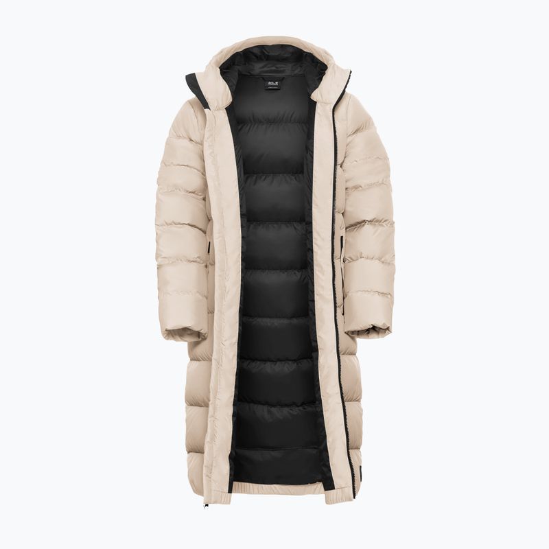 Moteriškas pūstas paltas Jack Wolfskin Frozen Palace Coat oyster 8