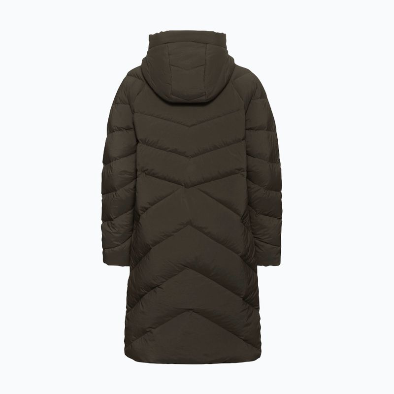 Moteriškas pūstas paltas Jack Wolfskin Marienplatz Coat obsidian moss 7
