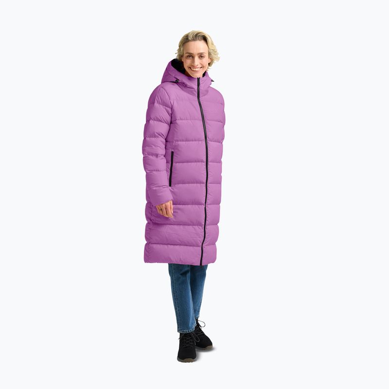 Moteriškas pūstas paltas Jack Wolfskin Frozen Palace Coat vivid orchid