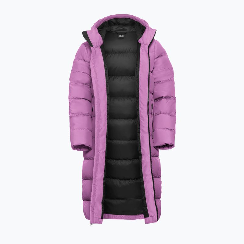 Moteriškas pūstas paltas Jack Wolfskin Frozen Palace Coat vivid orchid 9