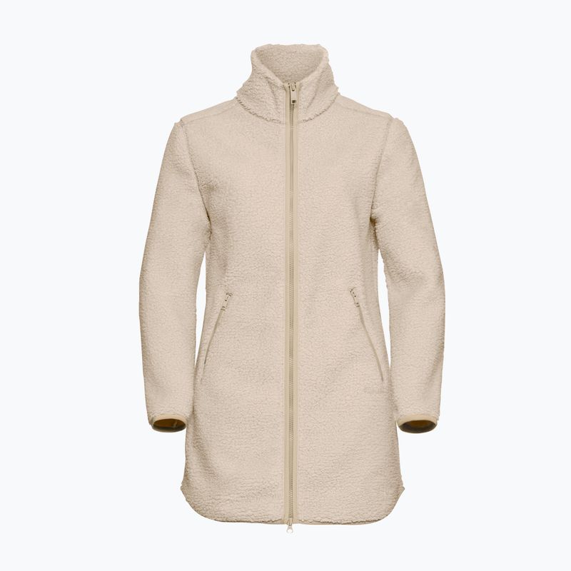Moteriškas flisinis džemperis Jack Wolfskin High Curl Coat oyster 7