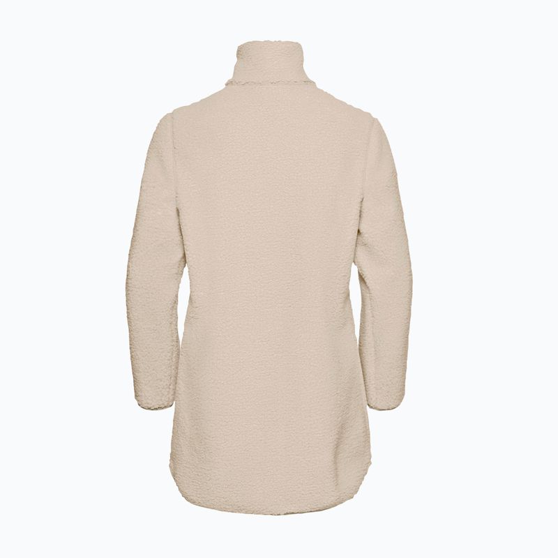 Moteriškas flisinis džemperis Jack Wolfskin High Curl Coat oyster 8