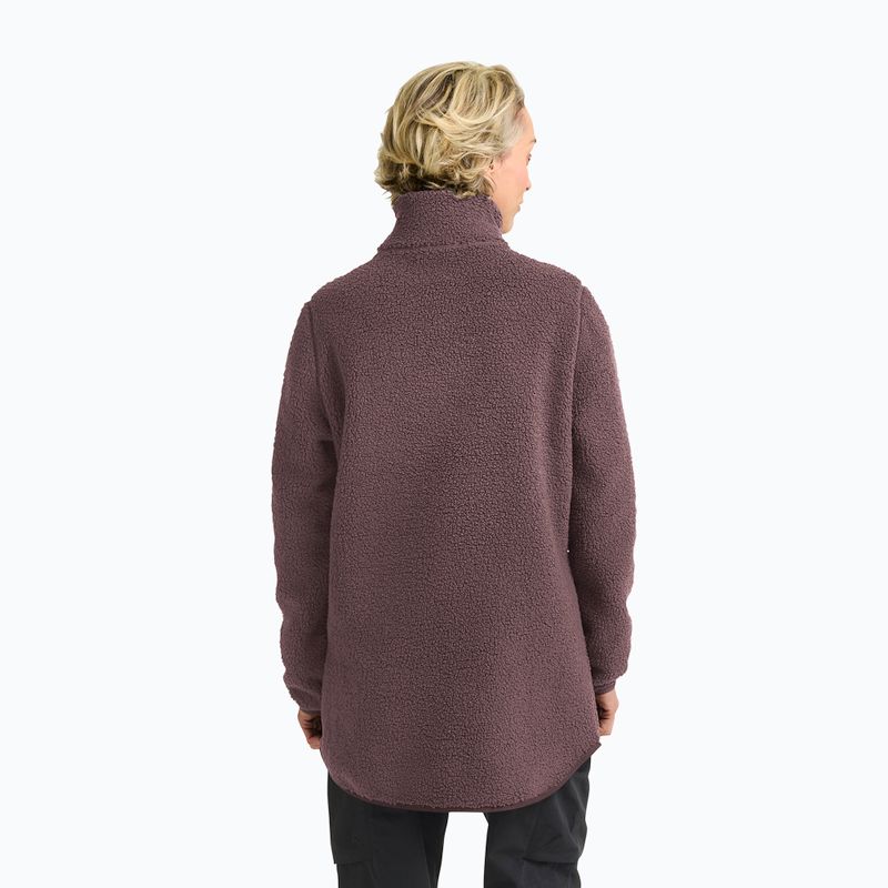 Moteriškas flisinis džemperis Jack Wolfskin High Curl Coat sheer plum 3