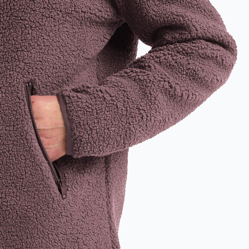 Moteriškas flisinis džemperis Jack Wolfskin High Curl Coat sheer plum 4