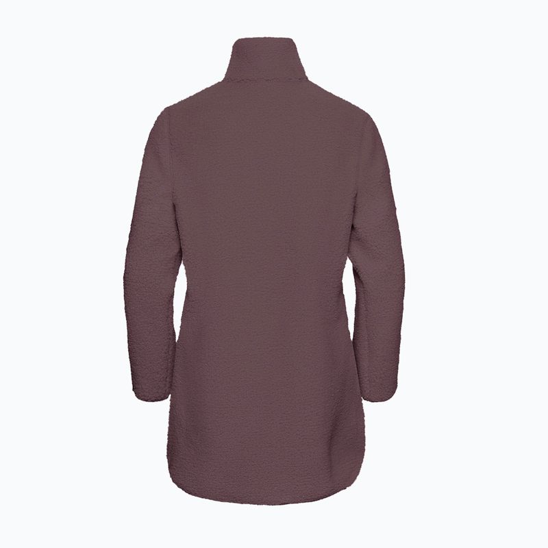 Moteriškas flisinis džemperis Jack Wolfskin High Curl Coat sheer plum 8