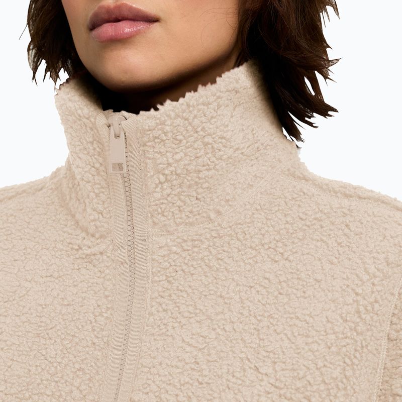 Moteriškas flisinis džemperis Jack Wolfskin High Curl oyster 4