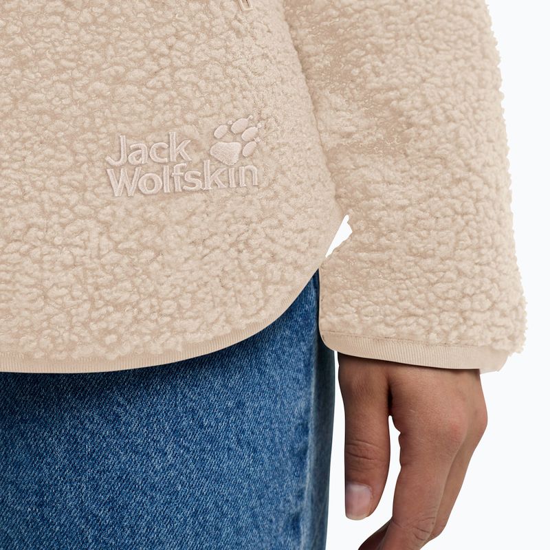 Moteriškas flisinis džemperis Jack Wolfskin High Curl oyster 6