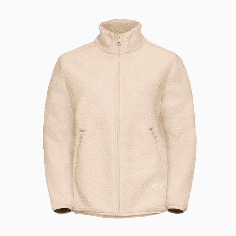 Moteriškas flisinis džemperis Jack Wolfskin High Curl oyster 7