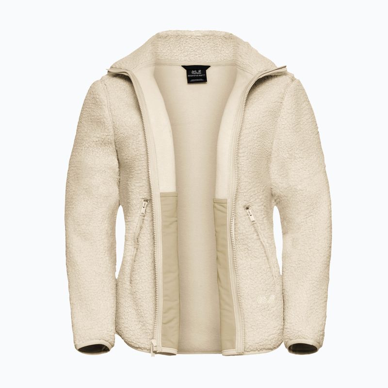 Moteriškas flisinis džemperis Jack Wolfskin High Curl oyster 9