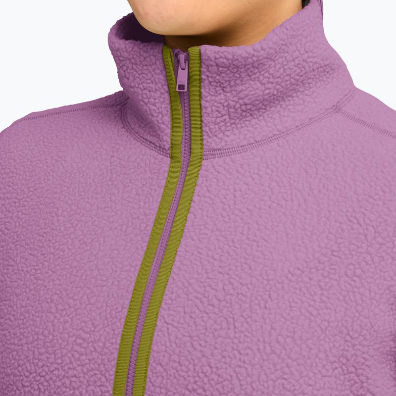 Moteriškas flisinis džemperis Jack Wolfskin Lite Curl Full Zip vivid orchid 4