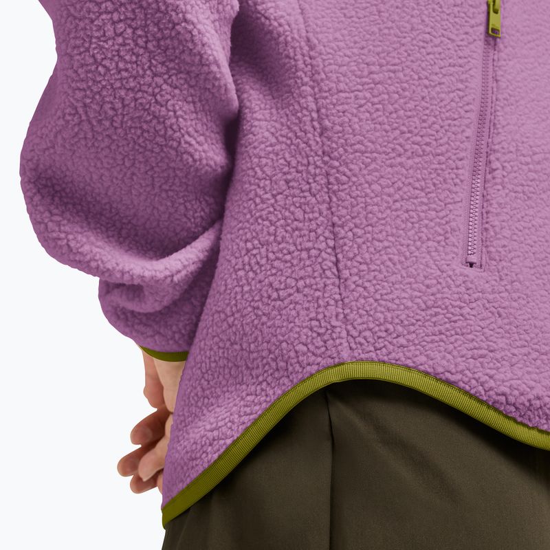 Moteriškas flisinis džemperis Jack Wolfskin Lite Curl Full Zip vivid orchid 6
