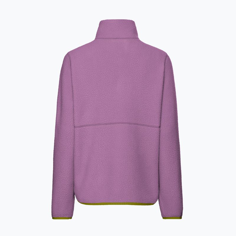 Moteriškas flisinis džemperis Jack Wolfskin Lite Curl Full Zip vivid orchid 8