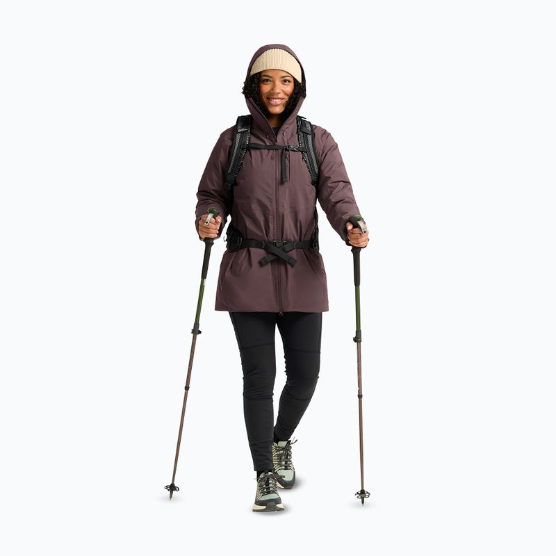 Moteriška pūsta striukė Jack Wolfskin Icecape 2L Down Ins Rds sheer plum 2