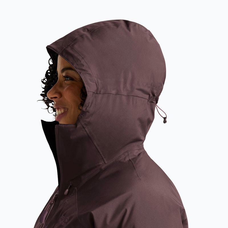 Moteriška pūsta striukė Jack Wolfskin Icecape 2L Down Ins Rds sheer plum 4