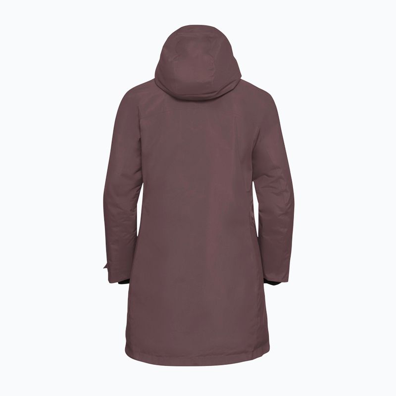 Moteriška pūsta striukė Jack Wolfskin Icecape 2L Down Ins Rds sheer plum 8