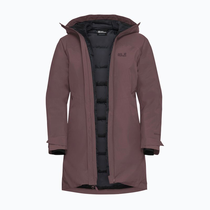 Moteriška pūsta striukė Jack Wolfskin Icecape 2L Down Ins Rds sheer plum 9