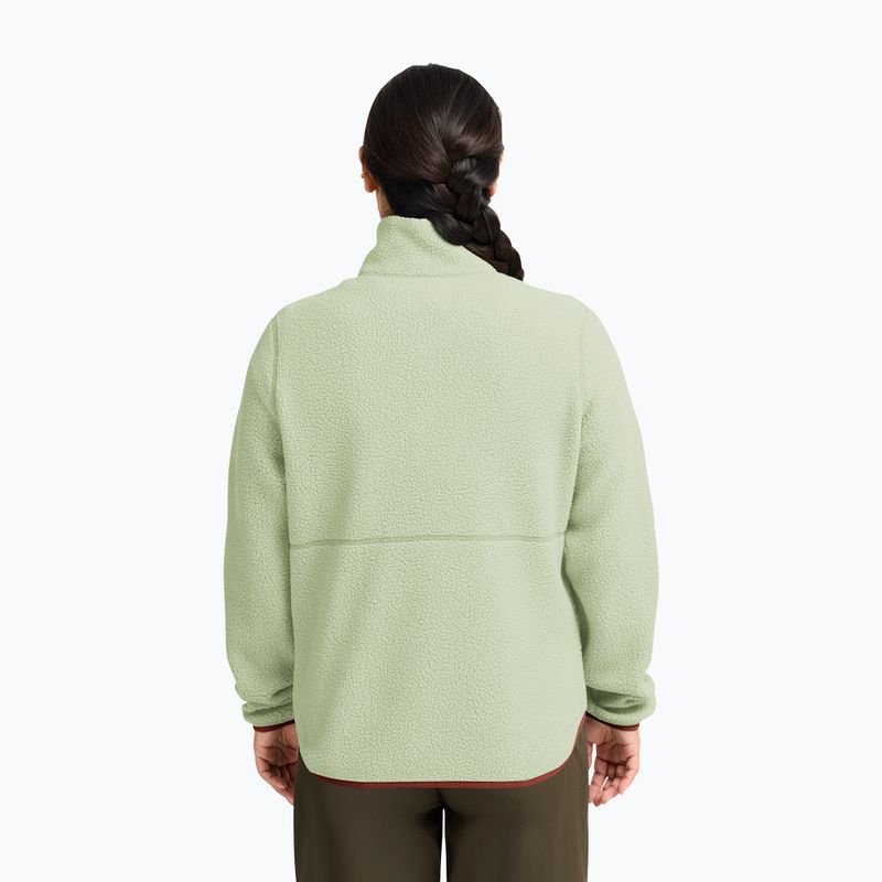 Moteriškas flisinis džemperis Jack Wolfskin Lite Curl Full Zip melon 3