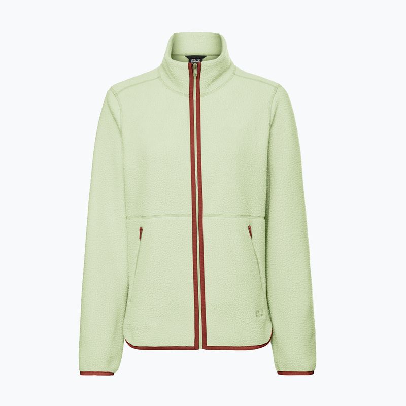 Moteriškas flisinis džemperis Jack Wolfskin Lite Curl Full Zip melon 7