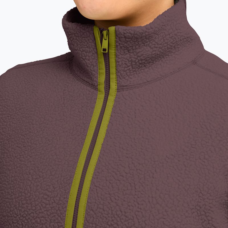 Moteriškas flisinis džemperis Jack Wolfskin Lite Curl Full Zip sheer plum 4