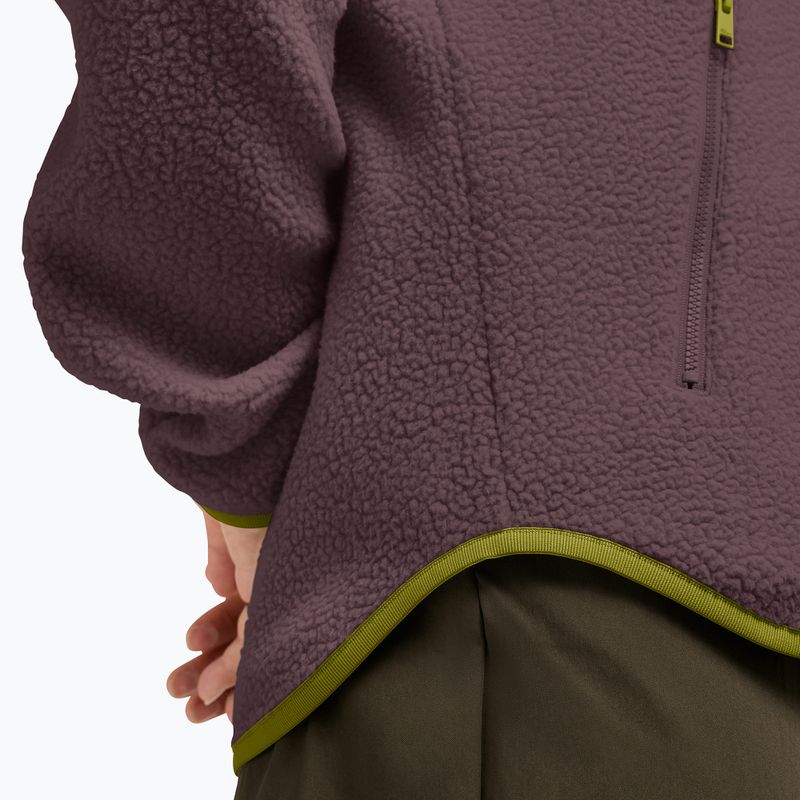 Moteriškas flisinis džemperis Jack Wolfskin Lite Curl Full Zip sheer plum 6