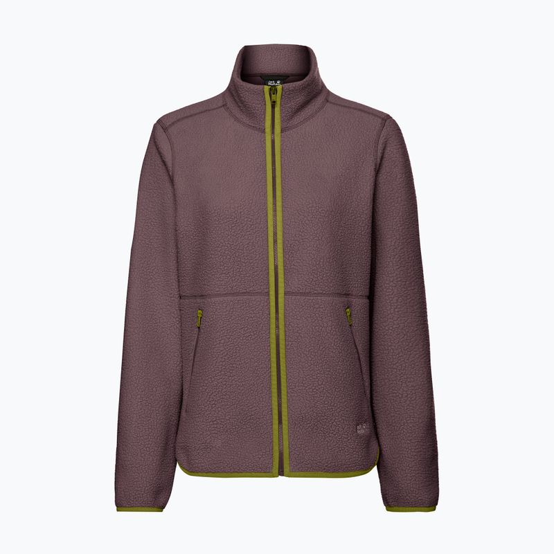 Moteriškas flisinis džemperis Jack Wolfskin Lite Curl Full Zip sheer plum 7