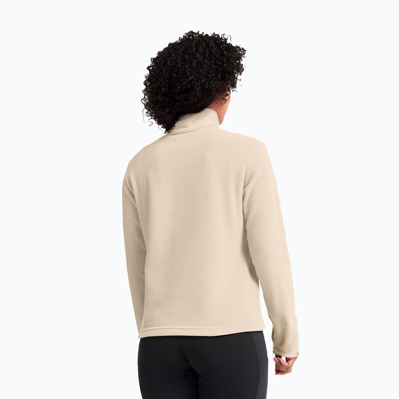 Moteriškas flisinis džemperis Jack Wolfskin Taunus 100 Half Zip oyster 3