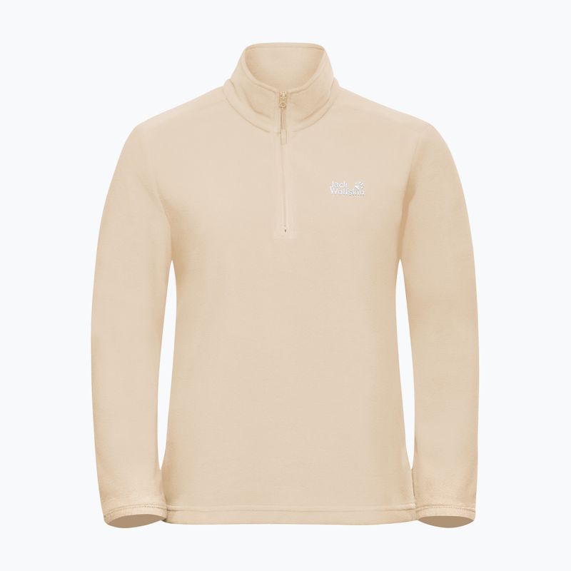 Moteriškas flisinis džemperis Jack Wolfskin Taunus 100 Half Zip oyster 5
