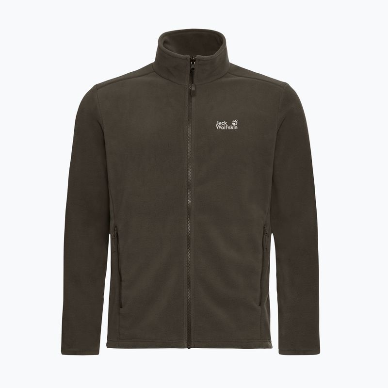 Vyriškas flisinis džemperis Jack Wolfskin Taunus 200 Full Zip obsidian moss 7