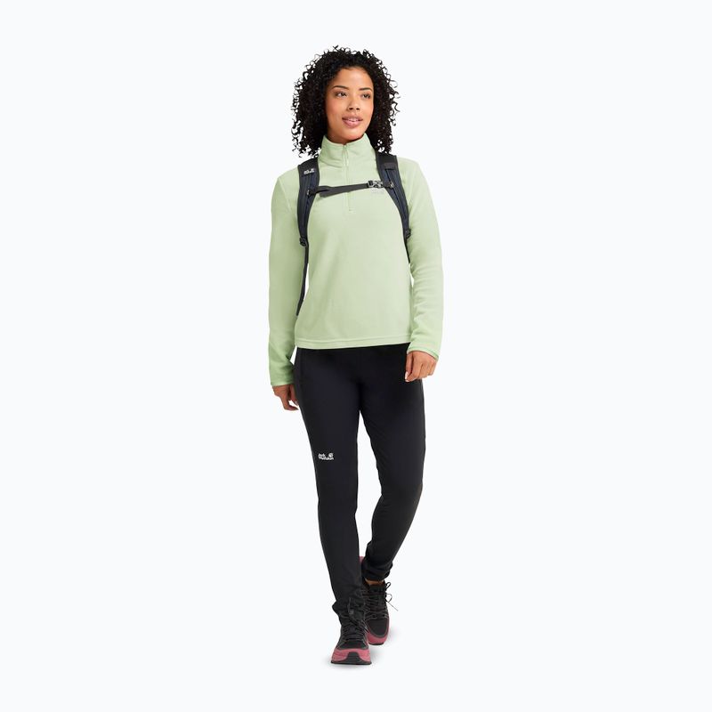 Moteriškas flisinis džemperis Jack Wolfskin Taunus 100 Half Zip melon 2