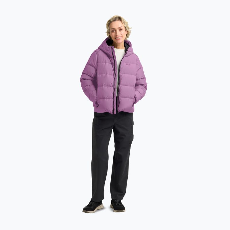Moteriškas pūstas paltas Jack Wolfskin Frozen Palace vivid orchid 2