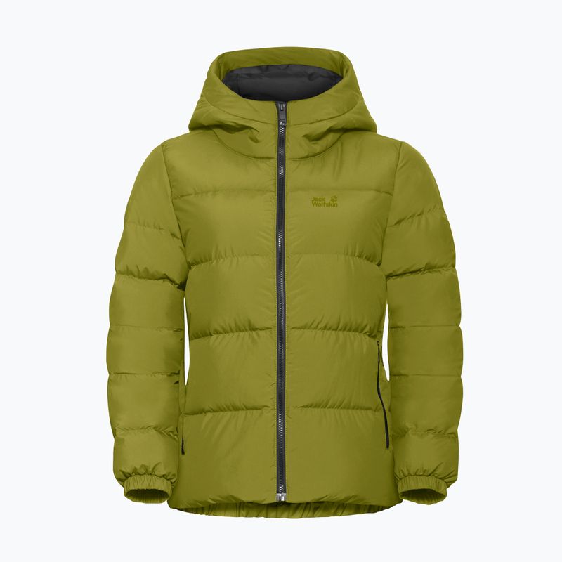 Moteriškas pūstas paltas Jack Wolfskin Frozen Palace khaki green 7