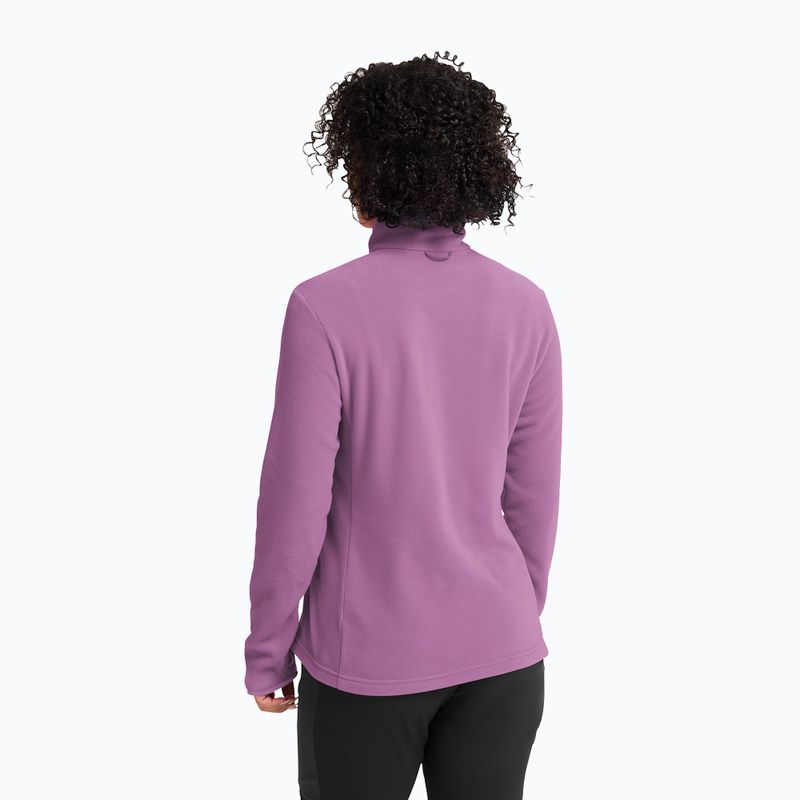 Moteriškas flisinis džemperis Jack Wolfskin Taunus 100 Full Zip vivid orchid 3