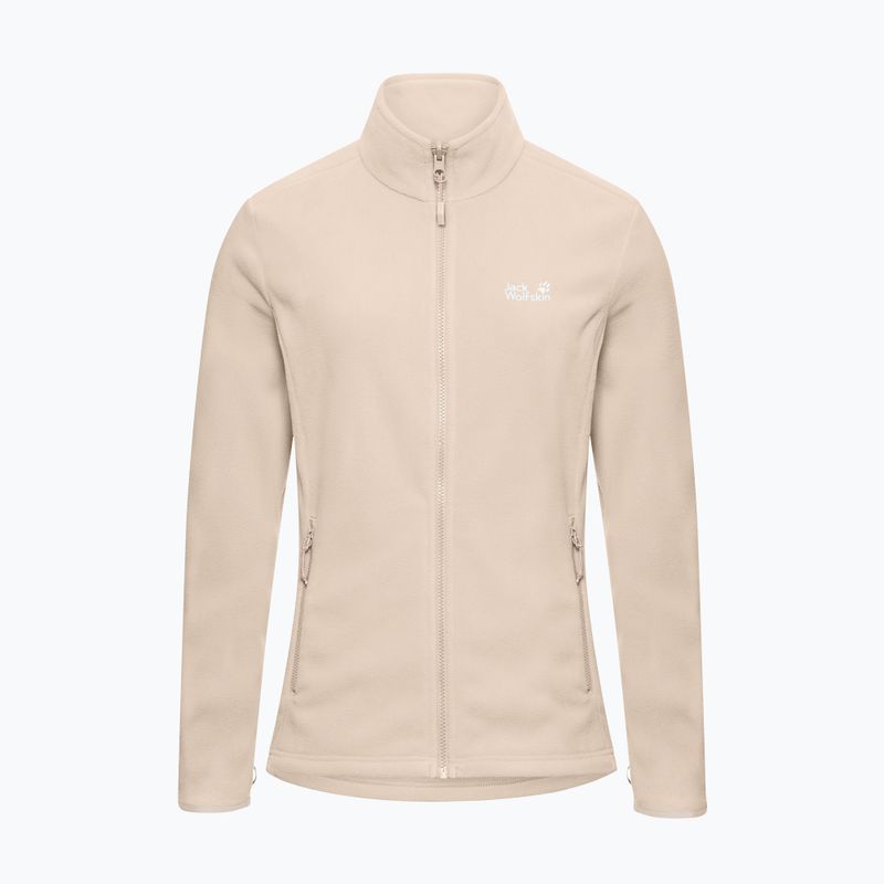 Moteriškas flisinis džemperis Jack Wolfskin Taunus 100 Full Zip oyster 7