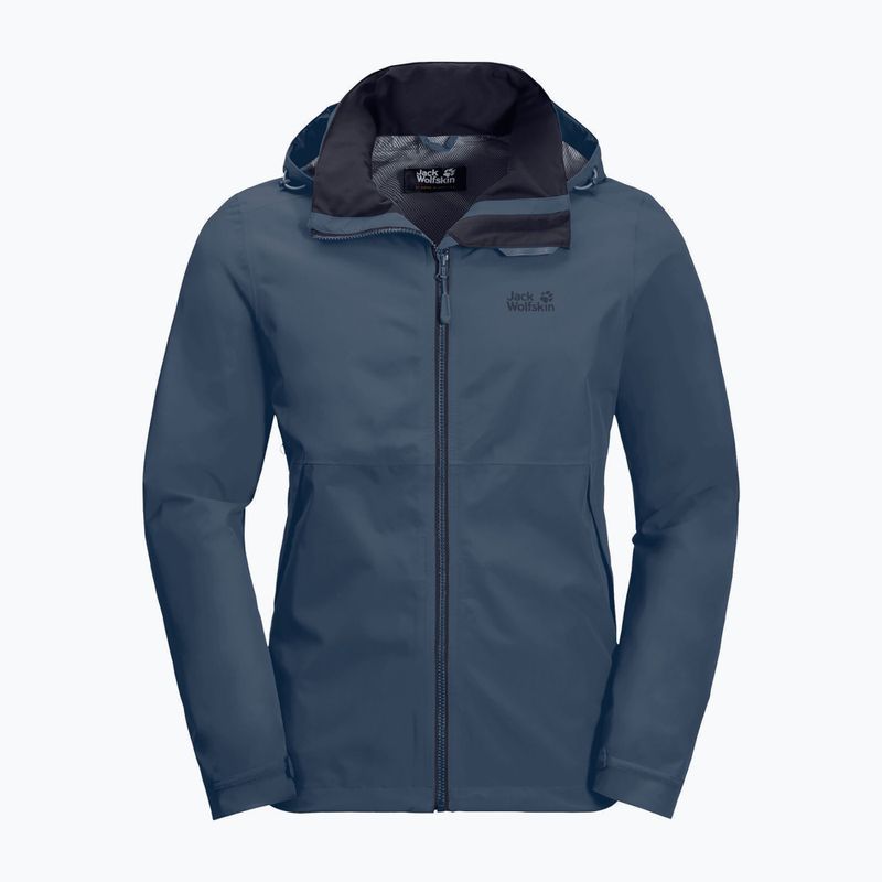 Jack Wolfskin vyriška hardshello striukė Evandale navy blue 1111131_1383 9