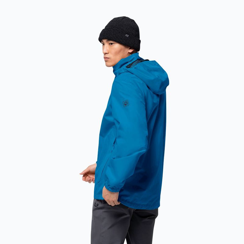 Jack Wolfskin vyriška striukė nuo lietaus Stormy Point, mėlyna 1111141_1361 2