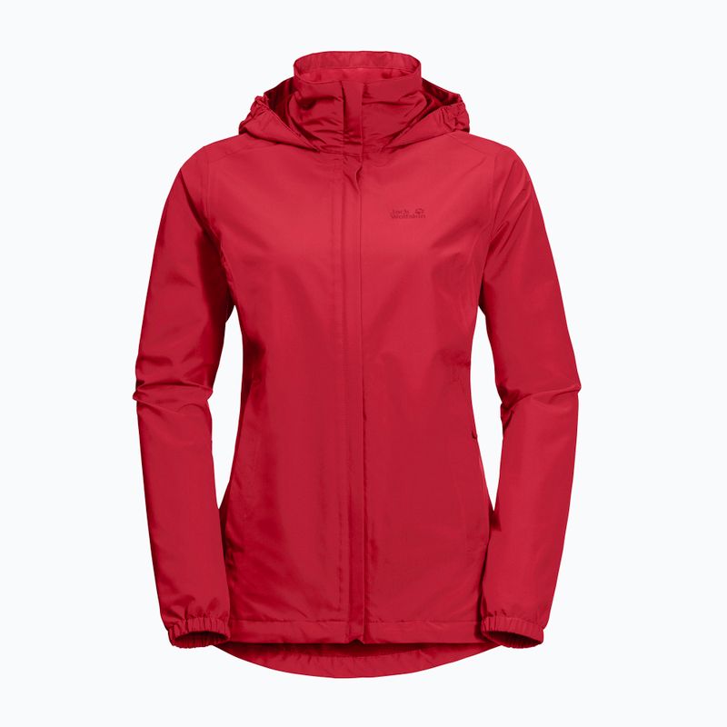 Jack Wolfskin moteriška striukė nuo lietaus Stormy Point raudona 1111201_2178 5