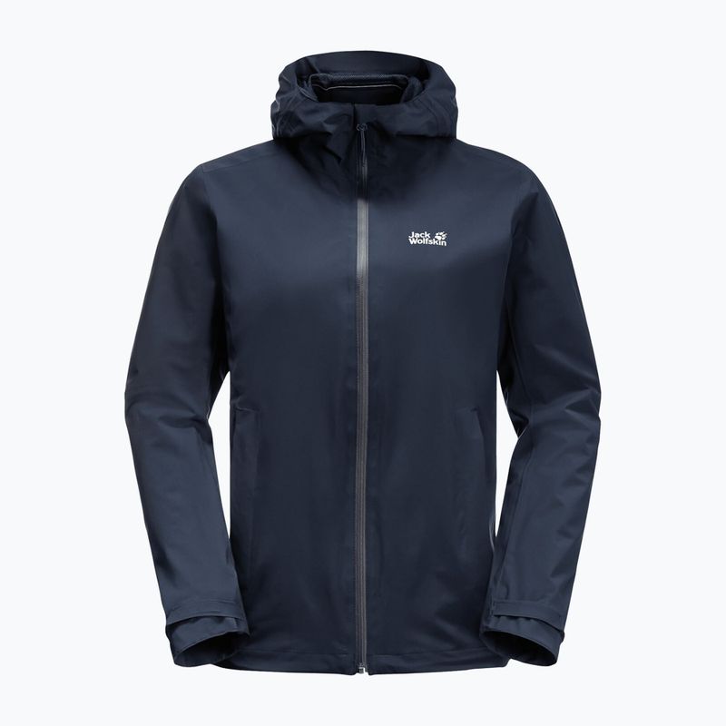 Jack Wolfskin moteriška hardshell striukė Pack & Go Shell navy blue 1111514_1010 6