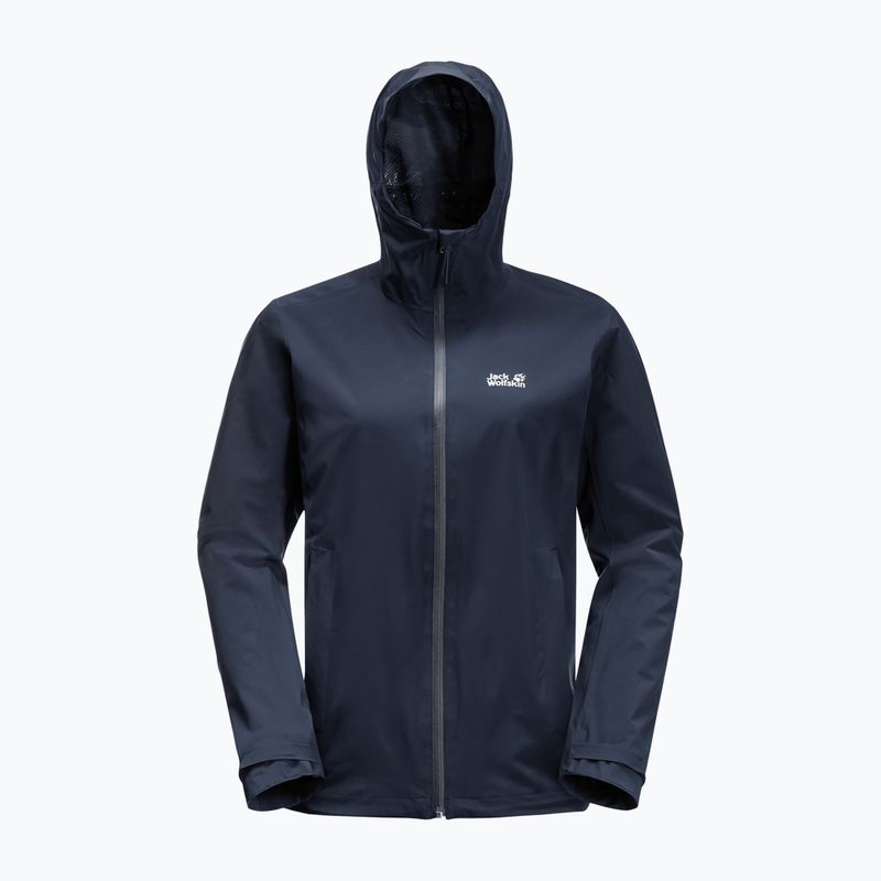 Jack Wolfskin moteriška hardshell striukė Pack & Go Shell navy blue 1111514_1010 7